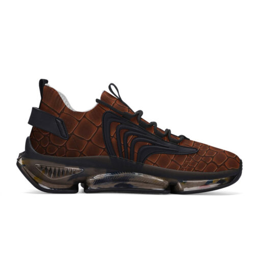 Brown Alligator Pattern Air Sneakers - Image 6