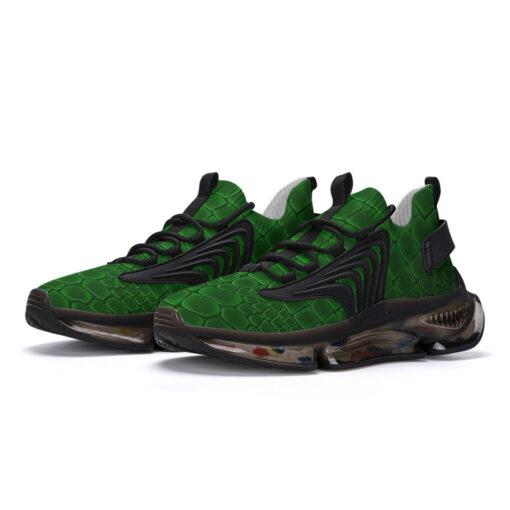 Green Alligator Pattern Air Sneakers - Image 2