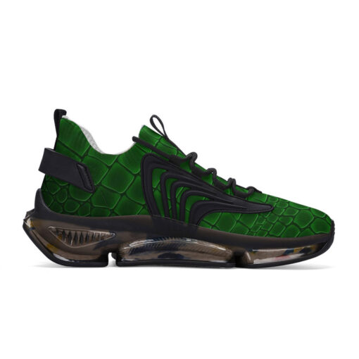 Green Alligator Pattern Air Sneakers - Image 6