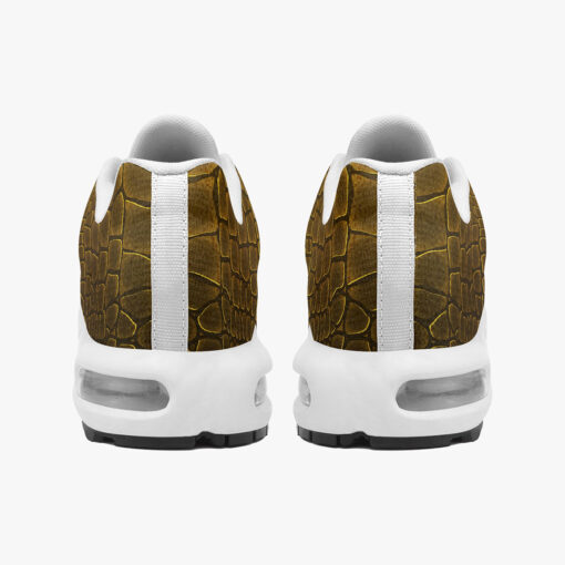 Golden Alligator Pattern Cushion Air Sneakers - Image 6