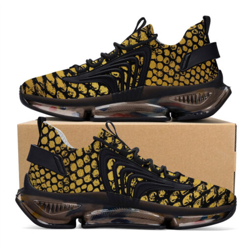 Golden Snake Scales Ornament Air Sneakers