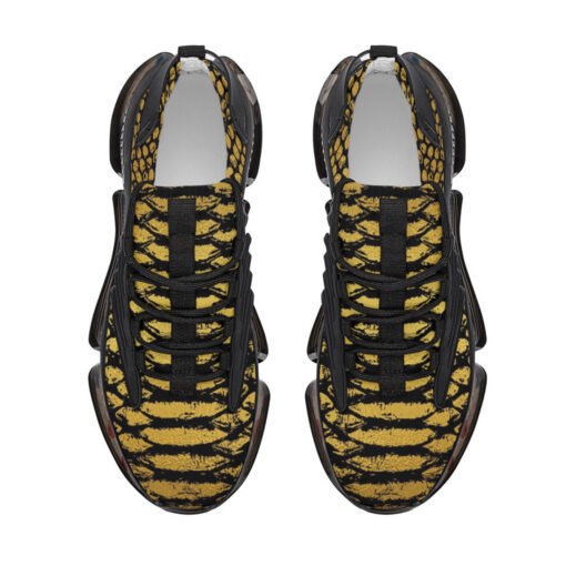 Golden Snake Scales Ornament Air Sneakers - Image 3