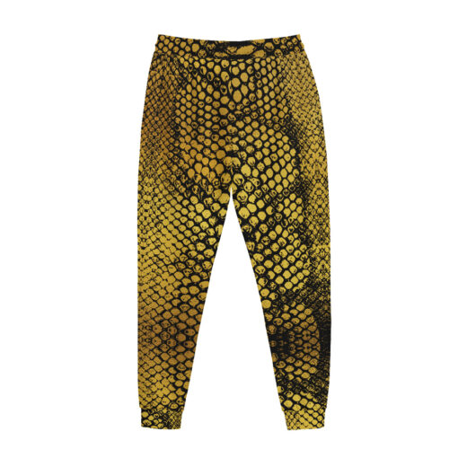 Golden Snake Scales Ornament Men's Tracksuit - Image 3