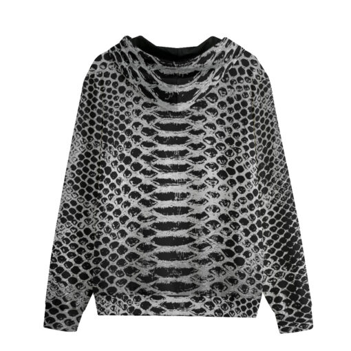 Silver Snake Scales Ornament Men's Tracksuit - Image 2