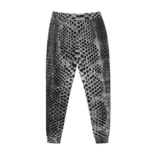 Silver Snake Scales Ornament Men's Tracksuit - Image 3