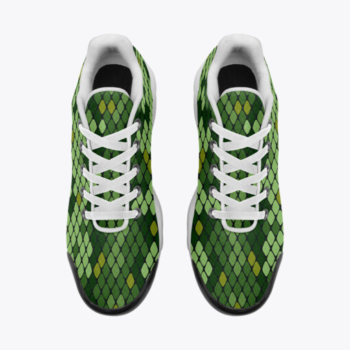 Green Snake Pattern Cushion Air Sneakers - Image 5