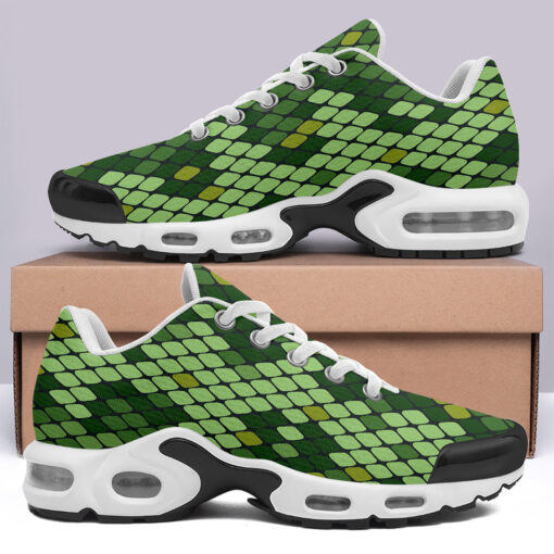 Green Snake Pattern Cushion Air Sneakers - Image 3