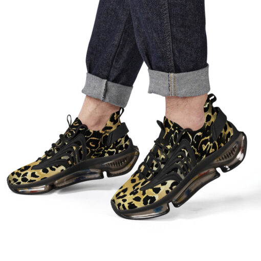 Golden Leopard Texture Air Sneakers - Image 8