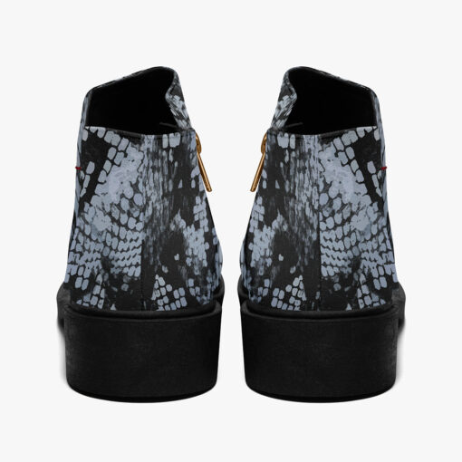 Snakeskin Texture Fashion Boots - Image 7