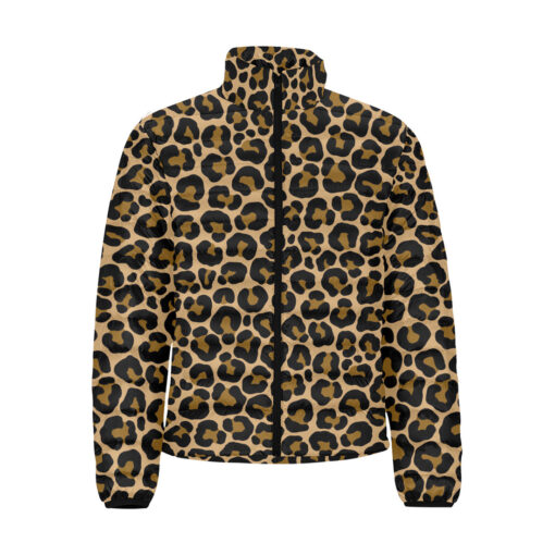 Leopard Texture Men's Padded Jacket