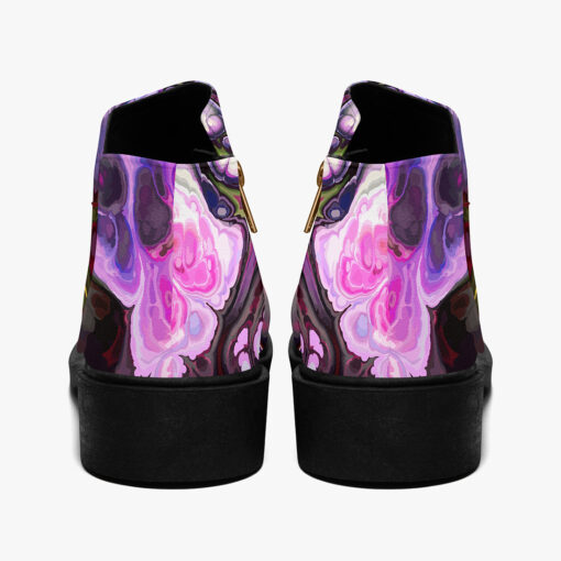 Lilac Marble Gemstone Rock Fashion Boots - Image 6