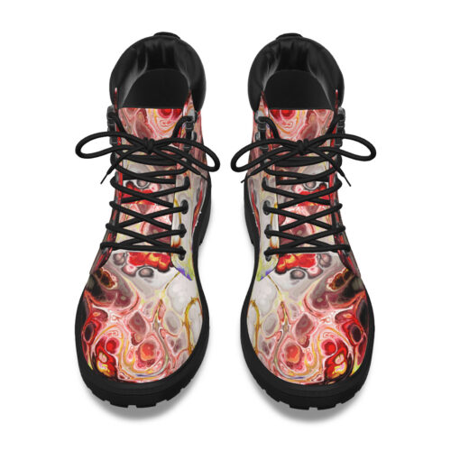 Funky Liquid Marble Art Classic Boots - Image 2