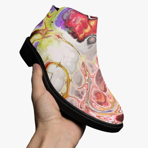 Funky Liquid Marble Art Fashion Boots - Image 3