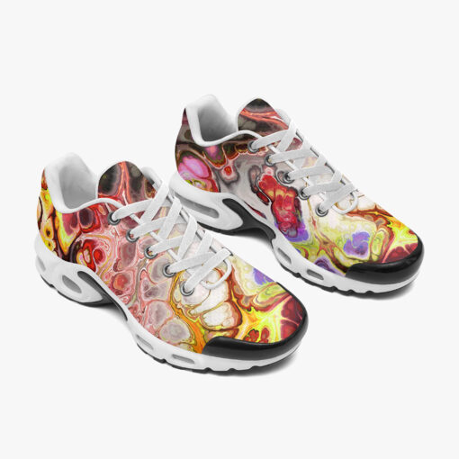 Funky Liquid Marble Art Cushion Air Sneakers