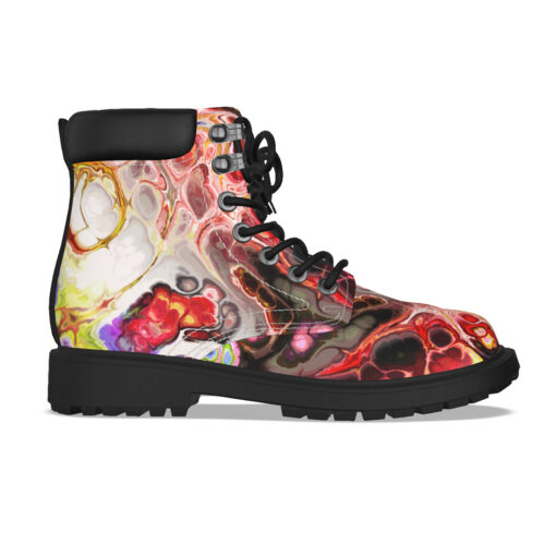 Funky Liquid Marble Art Classic Boots - Image 4