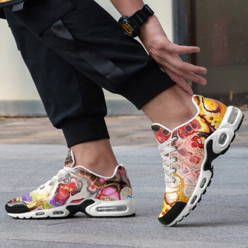 Funky Liquid Marble Art Cushion Air Sneakers - Image 2