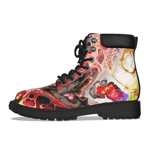 Funky Liquid Marble Art Classic Boots - Image 6