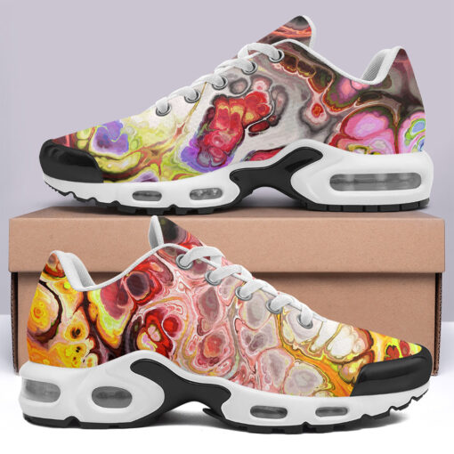 Funky Liquid Marble Art Cushion Air Sneakers - Image 3