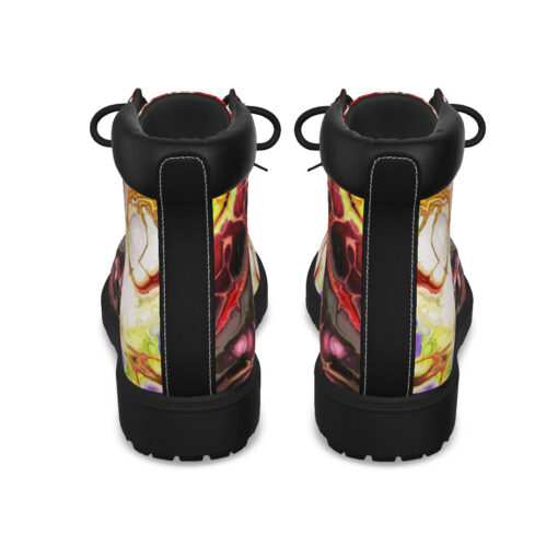 Funky Liquid Marble Art Classic Boots - Image 7