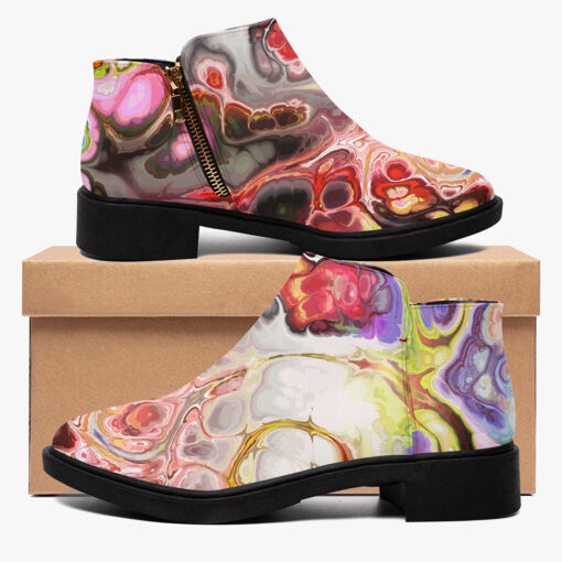 Funky Liquid Marble Art Fashion Boots - Image 2