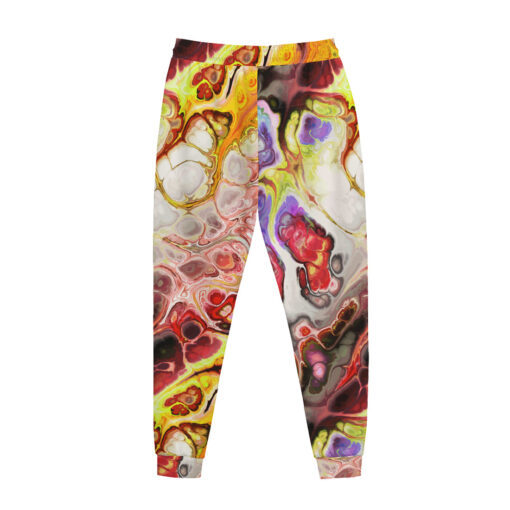 Funky Liquid Marble Art Men's Tracksuit - Image 3