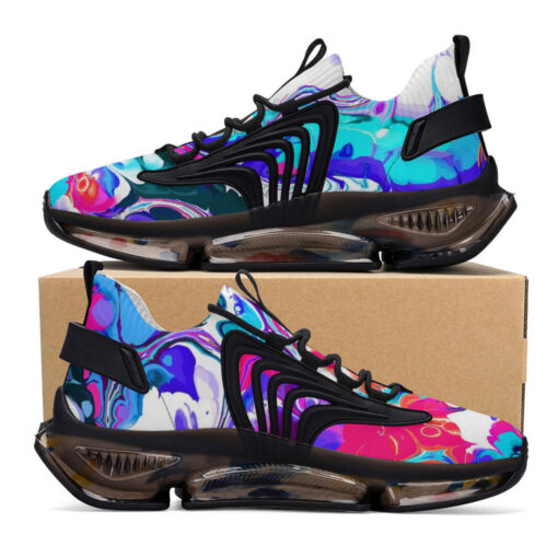 Liquid Flowing Abstract Ink Air Sneakers