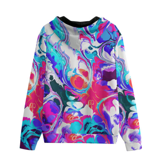 Liquid Flowing Abstract Ink Men's Tracksuit - Image 2