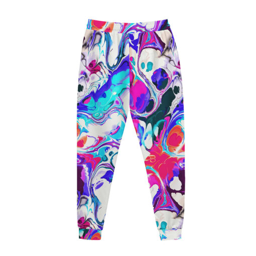 Liquid Flowing Abstract Ink Men's Tracksuit - Image 3