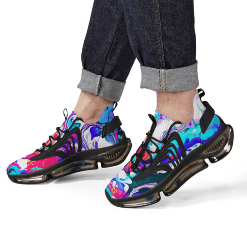 Liquid Flowing Abstract Ink Air Sneakers - Image 8