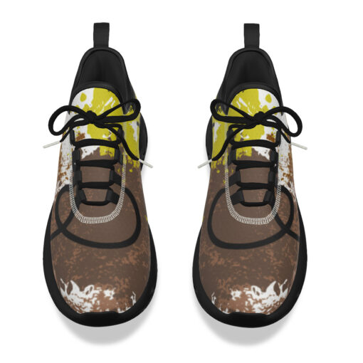 Minimal Abstract Brush Art Sports Shoes - Image 4