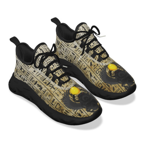 Egypt Winged Beetle Skull Sports Shoes - Image 5