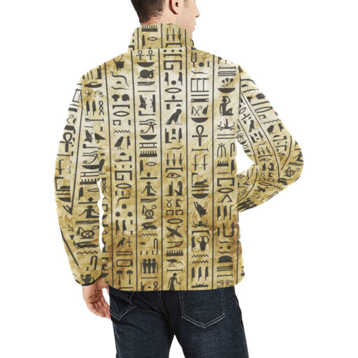 Egypt Eye of Horus Men's Padded Jacket - Image 4