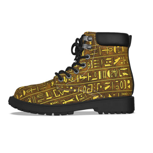 Egyptian Hieroglyphs Classic Boots - Image 6