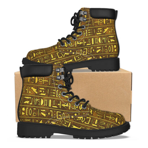 Egyptian Hieroglyphs Classic Boots