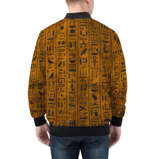 Esoteric Mystic Occult Horus Eye Bomber Jacket - Image 2