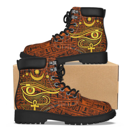 Esoteric Mystic Occult Horus Eye Classic Boots