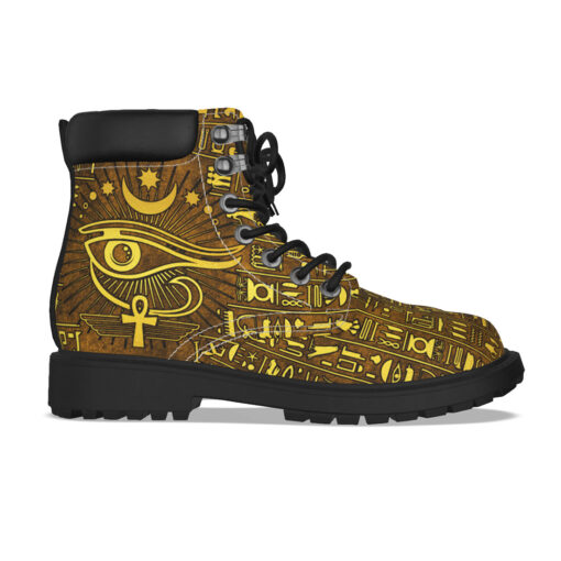 Esoteric Egypt Horus Eye Classic Boots - Image 4