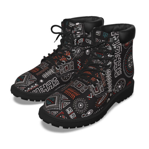 Abstract African Tribal Classic Boots - Image 5