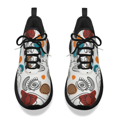 Surreal Face Art Sports Shoes - Image 4