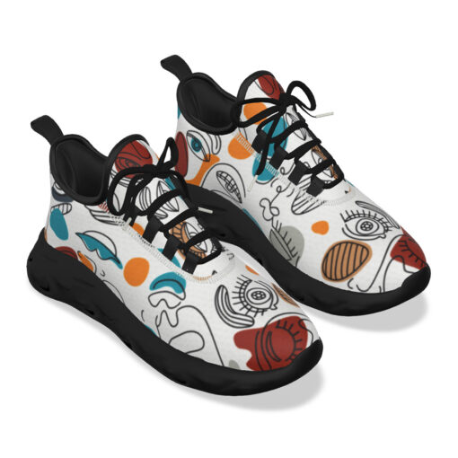 Surreal Face Art Sports Shoes - Image 5