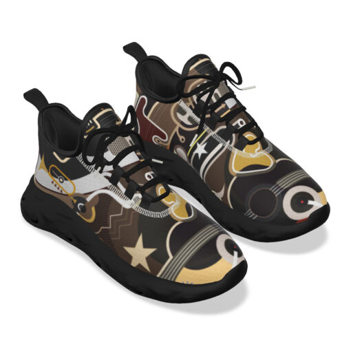 Abstract Music Art Sports Shoes - Image 5