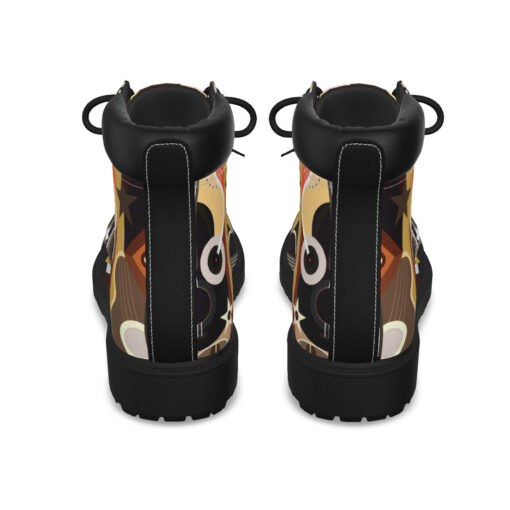 Abstract Music Art Classic Boots - Image 7