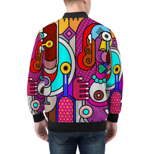 Stained Glass Art Bomber Jacket - Image 2