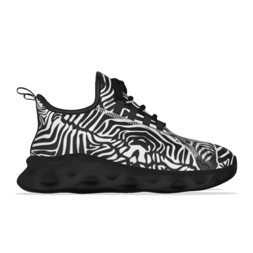 Zebra Splash Watercolor Sports Shoes - Image 6