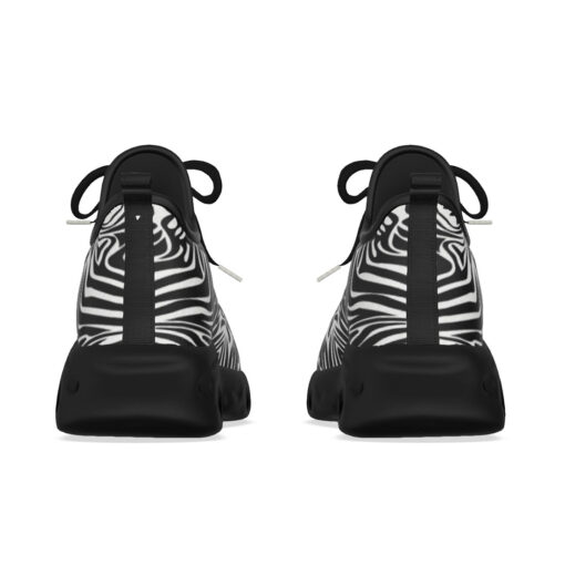 Zebra Splash Watercolor Sports Shoes - Image 8