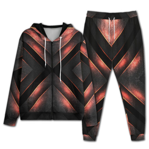 Modern Graphic Grunge Men's Tracksuit