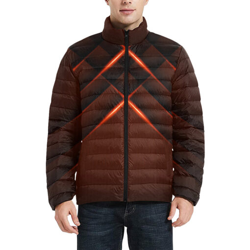 3D Futuristic Hi-Tech Men's Padded Jacket - Image 3