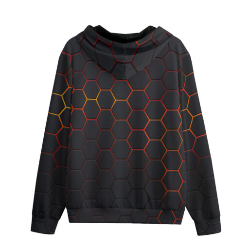 Futuristic Neon Hexagon Men's Tracksuit - Image 2