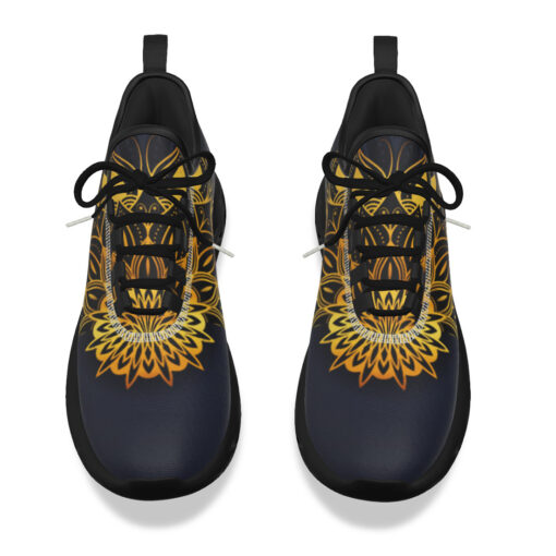 Luxury Golden Mandala Sports Shoes - Image 4