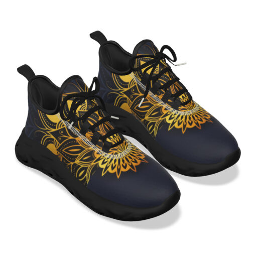 Luxury Golden Mandala Sports Shoes - Image 5